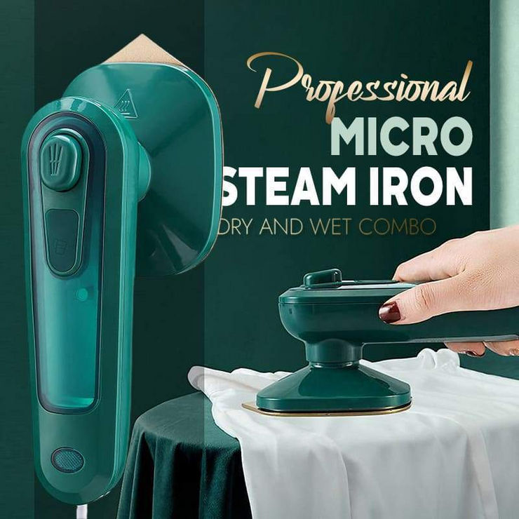 Compact and Portable Mini Steam Iron: Wrinkle-Free Anywhere