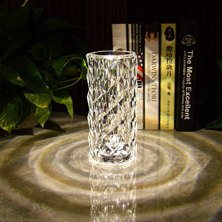 Elegant Crystal Table Lamp for Illuminating Ambiance