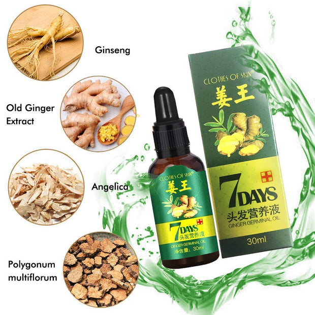 Ginger Hair Growth Serum Stop Hair Loss