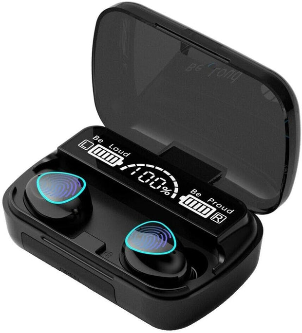 M10 Earbuds : LED display with long battery and water proof