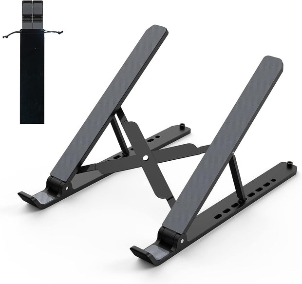 Adjustable Foldable Laptop Stand: Convenient Desk Riser