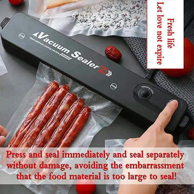 Food Vacuum Sealer - Compact Storage Machine