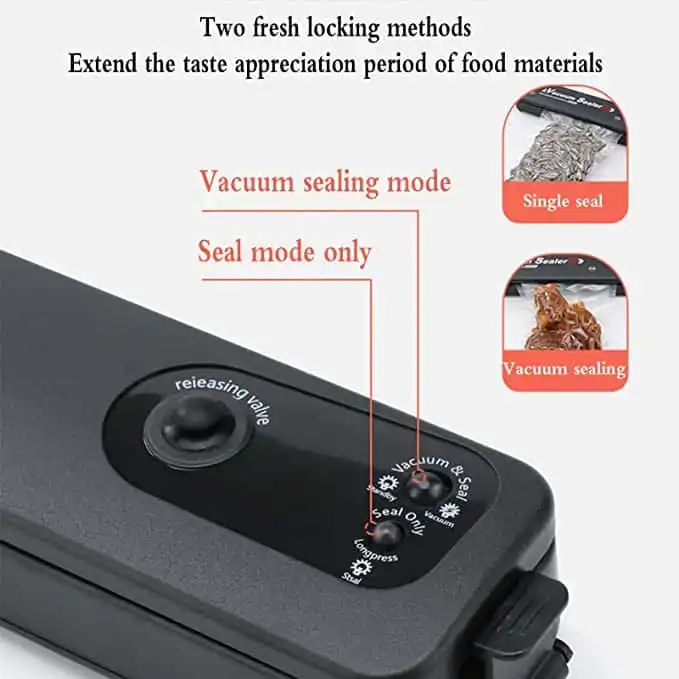 Food Vacuum Sealer - Compact Storage Machine