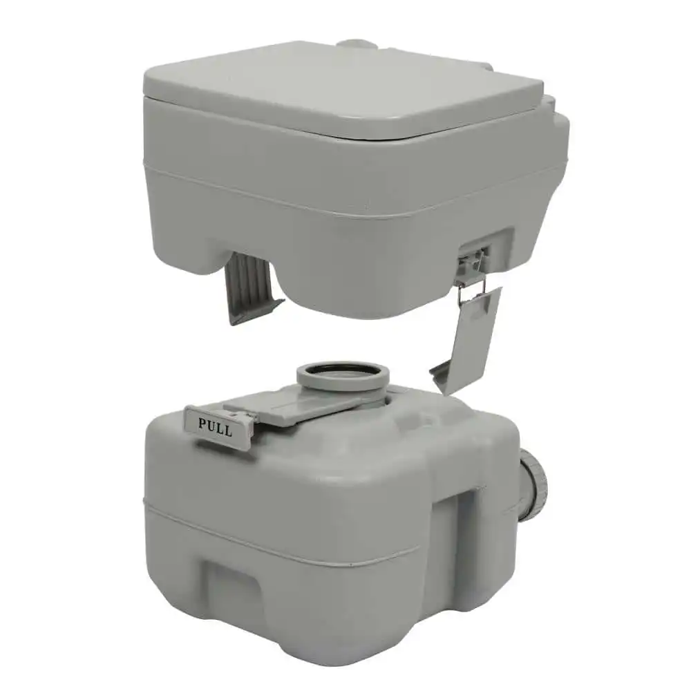 Zimtown Portable Toilet 5.3-Gallon Camping Potty