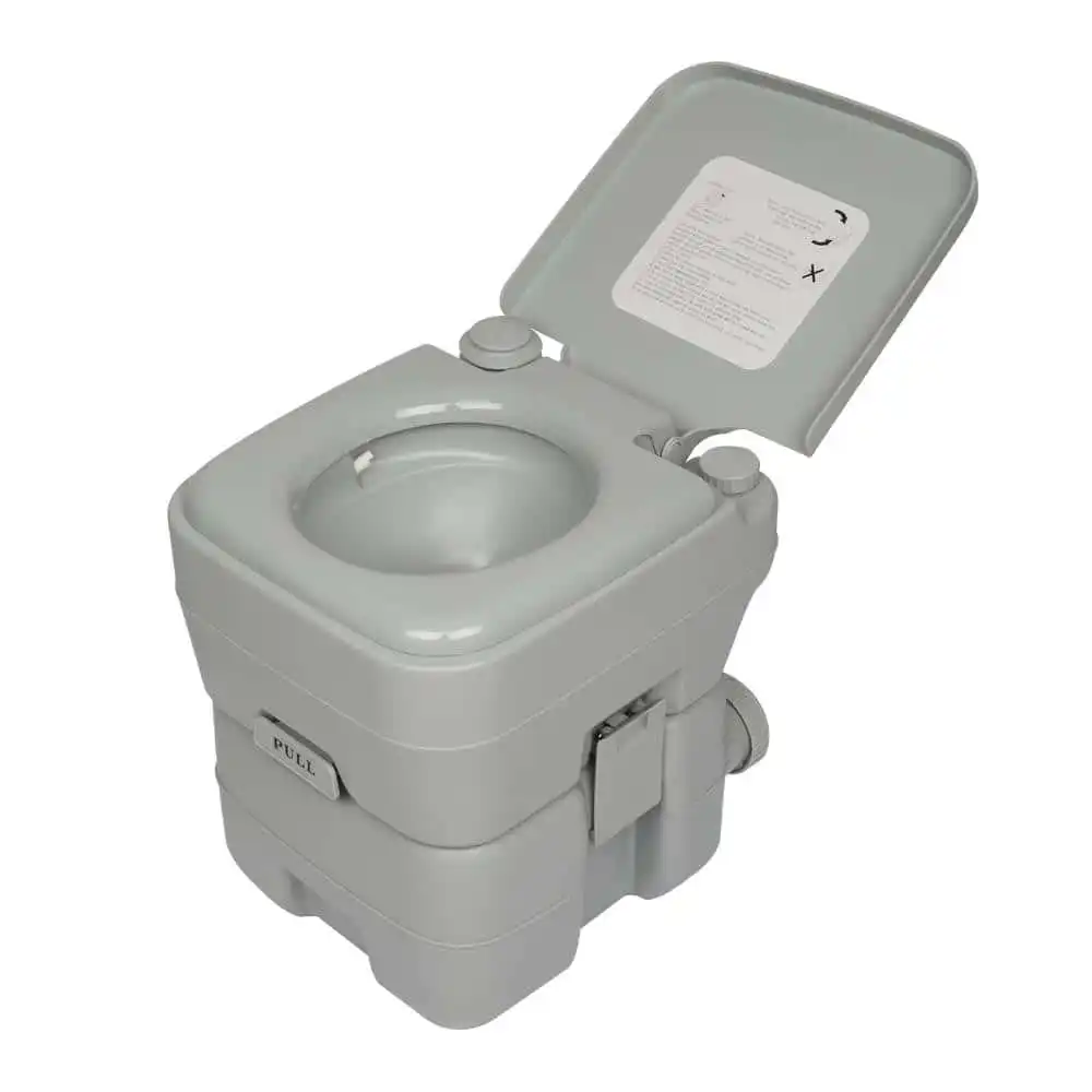 Zimtown Portable Toilet 5.3-Gallon Camping Potty