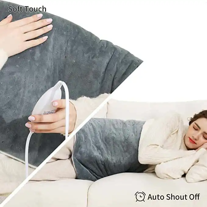 Heating Pad, Electric Weighted Heating Blanket for Back Pain...