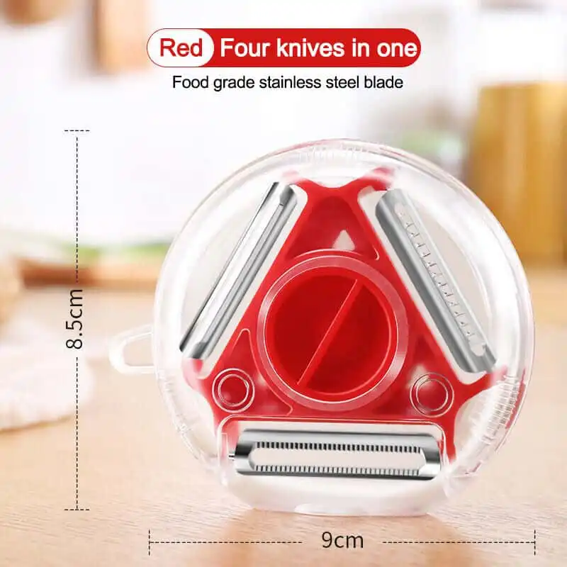 3-in-1 Peeler Manual Kitchen Shredder, Planer and Peeling Kn...