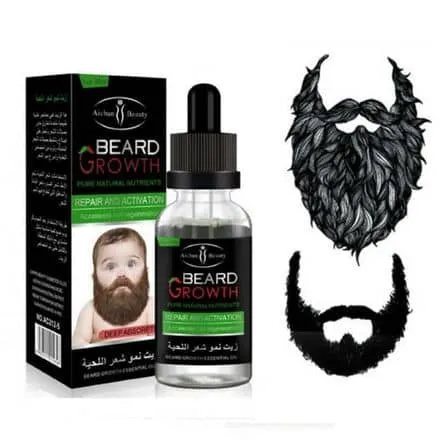 Natural Beard Growth Oil - Organic Beard & Mustache Oil