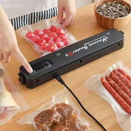 Food Vacuum Sealer - Compact Storage Machine