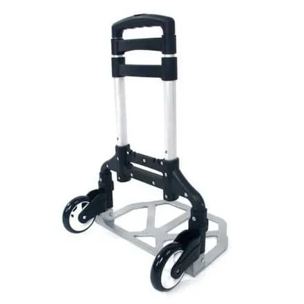 Portable Foldable Aluminum Folding Cart Dolly with Telescopi...