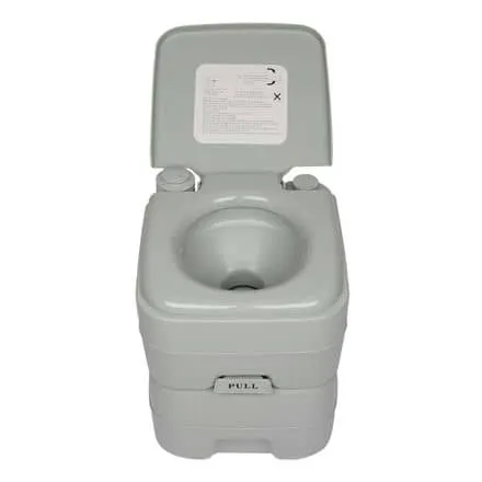 Zimtown Portable Toilet 5.3-Gallon Camping Potty