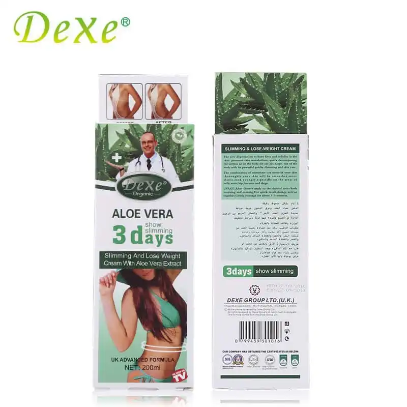 Dexe Aloe Vera Slimming Cream - Fast Weight Loss & Cellulite Reduction