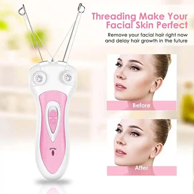 Electric Cordless Threading Easy-to-Use Hair Remover for Lip...