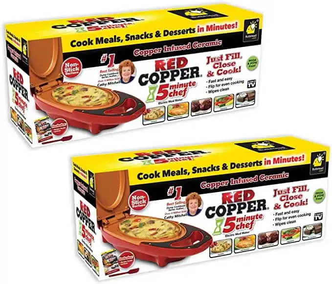 Red Copper 5 Minute Chef by Bulb Head - Countertop Electric...