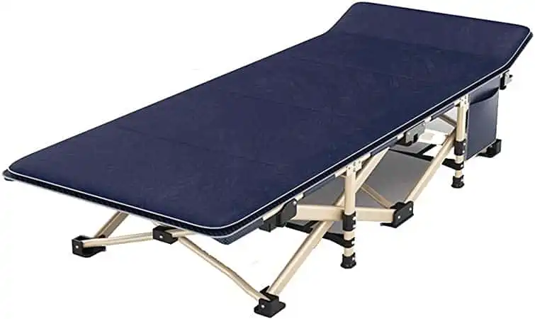 Folding Reclining Office Lunch Bed Portable Folding Bed Hospital Accompanying Bed Household Nap Bed Sheets Simple Economic Chair 190x71x35cm