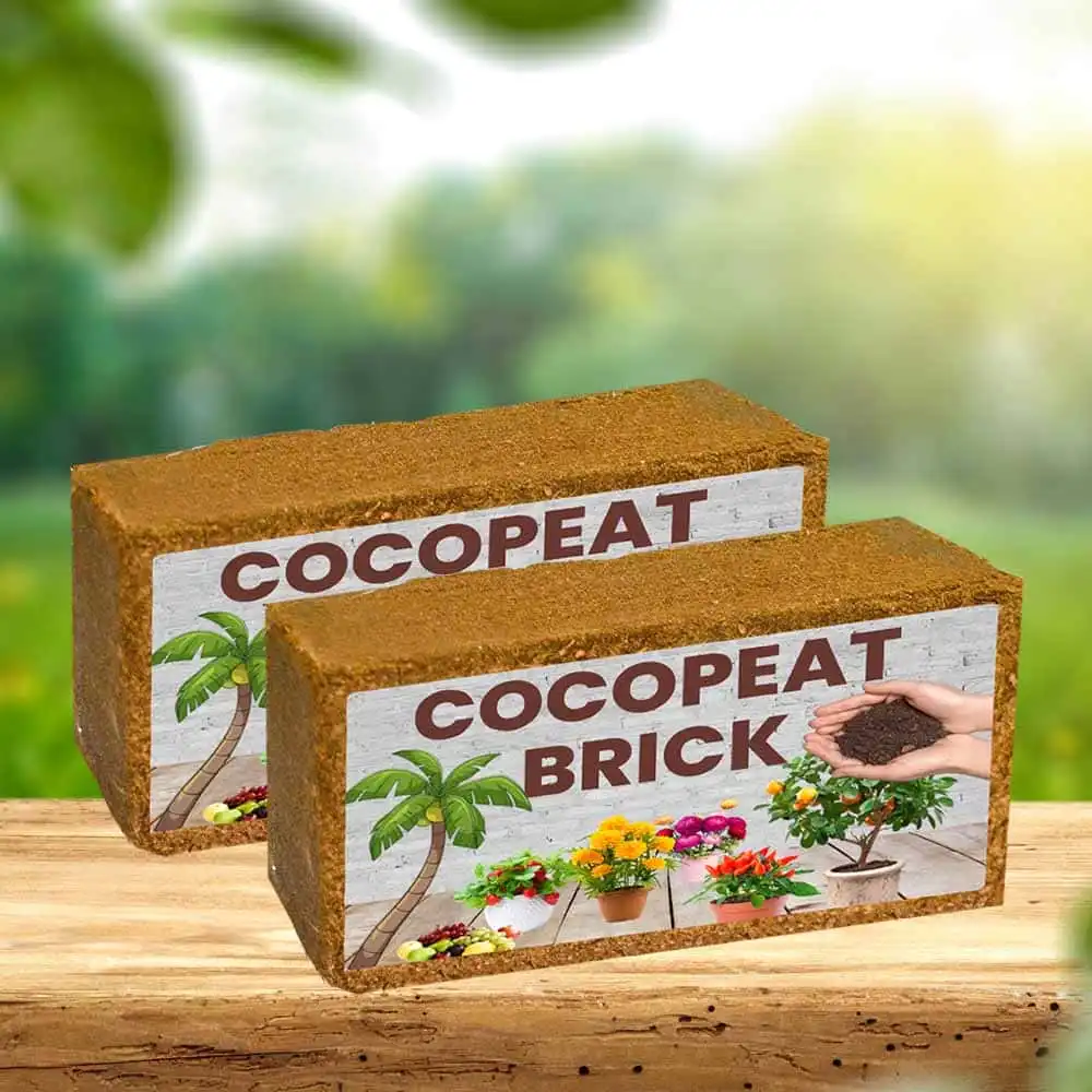 1kg Coco Peat Blocks - Improve Garden Soil Naturally