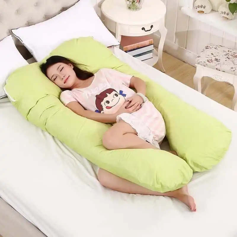Full Body U-Shaped Nursing Pillow, Maternity Pillow for Slee...
