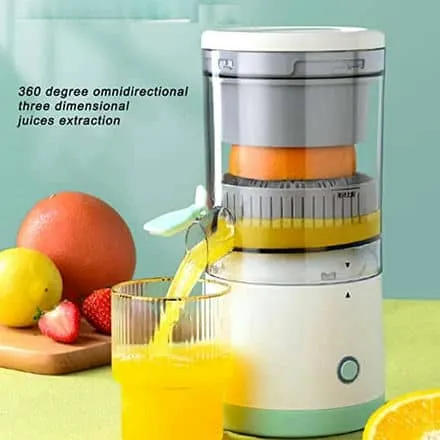 Multifunctional Electric Juicer Machines, Cordless Fruit Juicers Portable USB Charging Lemon Orange Squeezer