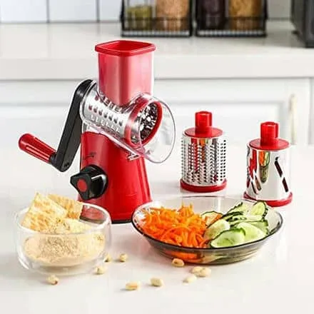 Quick and Easy Handheld Vegetable Slicer and Chopper