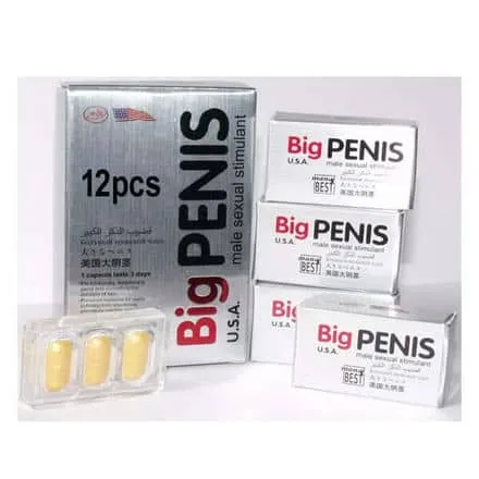 Big Penis Capsules - Male Sexual Stimulant for Size and Performance Enhancement | 100% Natural Ingredients