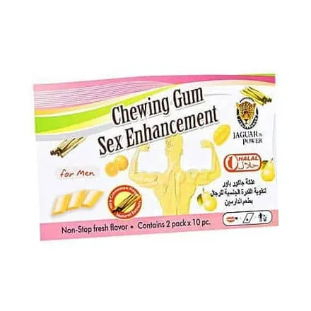 Extended-Activity Chewing Gum for Sexual Arousal