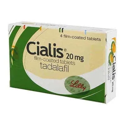 Cialis 20mg Film-Coated Tablets for Erectile Dysfunction Treatment with Tadalafil | Cialis ED Treatment Tablets