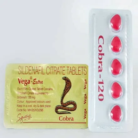Cobra 120mg Tablets for Long-Lasting Sexual Activity