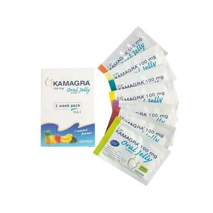 Kamagra 100mg Oral Jelly - Sildenafil Citrate Based Vasodila...