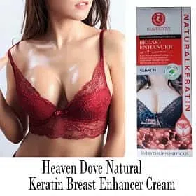 Natural Keratin Breast Cream - Increase Breast Size Safely N...