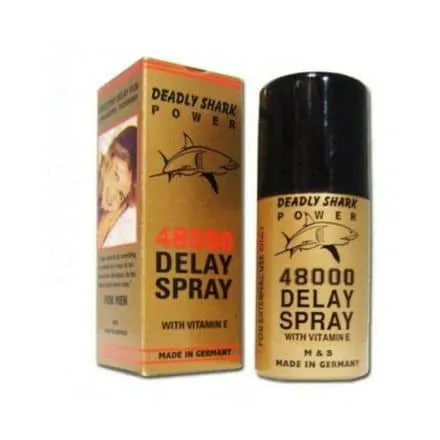 Shark Spray 48000: Herbal Sex Delay Spray for Men | Longer Sexual Activity