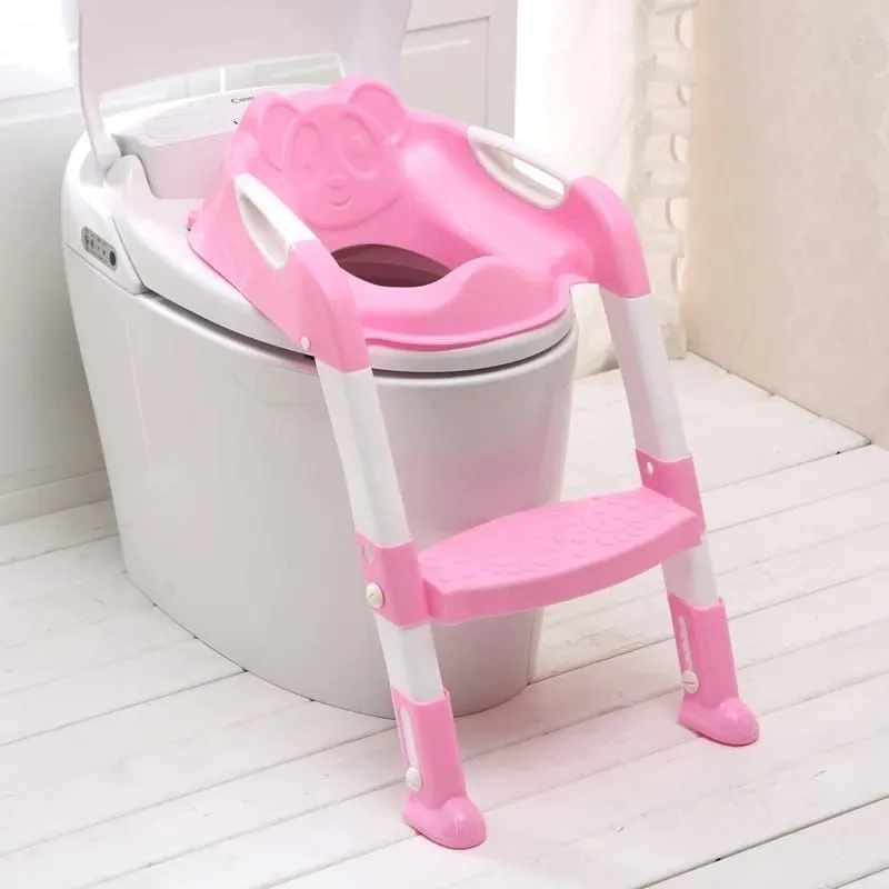 Multifunctional Baby Potty Toilet Training Seat with Folding Ladder